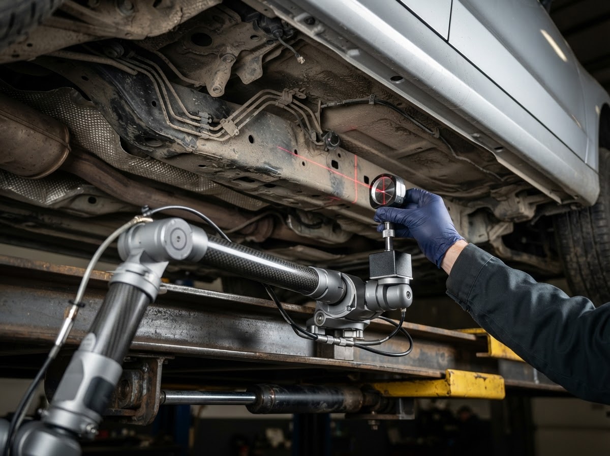 Computer Frame Straightening at Royal Collision Center, Fontana, CA