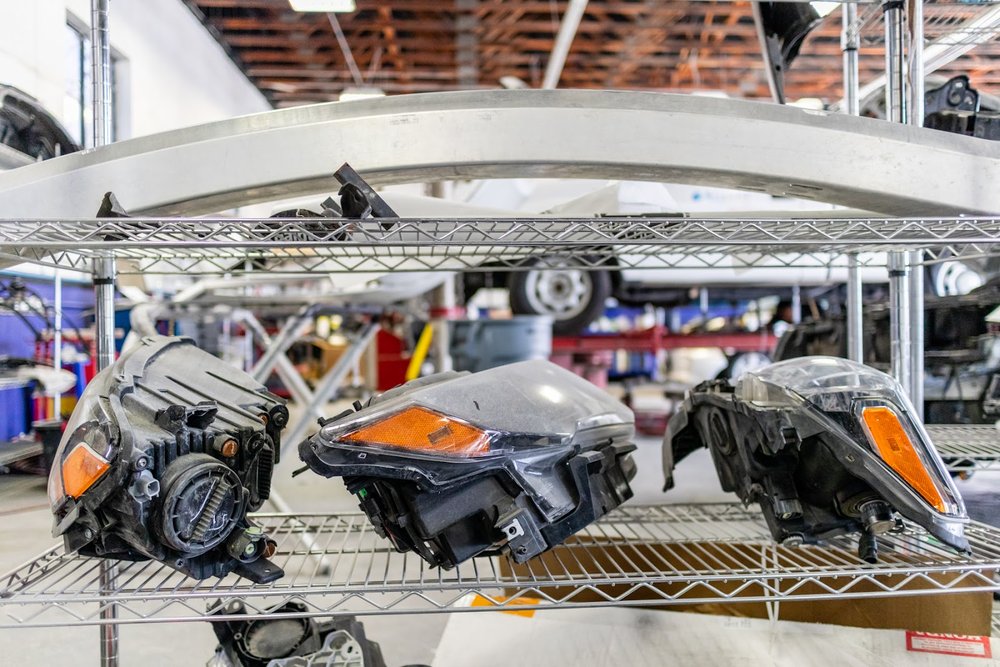 Auto body restoration at Royal Collision Center in Fontana, CA